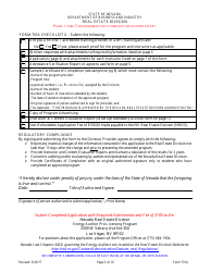 Form 701A Energy Auditors Pre-licensing Program Application - Nevada, Page 2