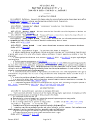 Form 701A Energy Auditors Pre-licensing Program Application - Nevada, Page 8