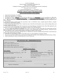 Form 668 Alternative Dispute Resolution (Adr) Subsidy Application for Mediation - Nevada, Page 2