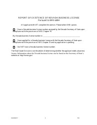 Form 761 Application for Renewal of Asset Management Company - Nevada, Page 2