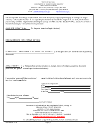 Form 530 Intervention Affidavit - Nevada, Page 2