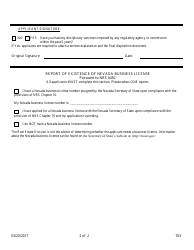 Form 763 Asset Management Change Form - Nevada, Page 2