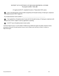 Form 621 Community Manager Application for Reinstatement - Nevada, Page 4
