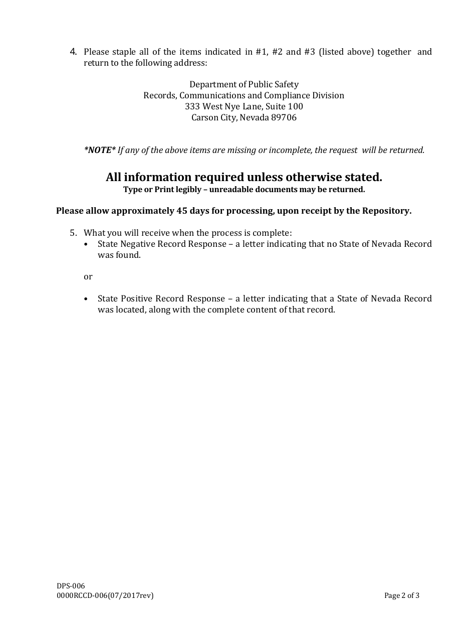 Form 559 Community Manager Application - Nevada, Page 9