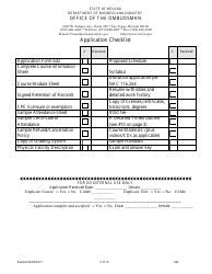 Form 642 Cam Pre-certification Education for Classroom Offerings Application - Nevada, Page 2