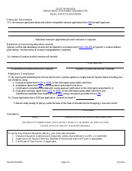 Form 526 Real Estate Continuing Education Course Application - Nevada, Page 2