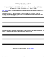 Form 526 Real Estate Continuing Education Course Application - Nevada, Page 5