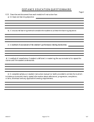 Form 527 Timeshare Pre-licensing Education Course Application - Nevada, Page 6