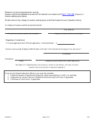 Form 528 Timeshare Continuing Education Course Application - Nevada, Page 2