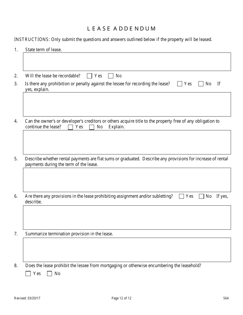 Form 564 Property Report - Nevada, Page 12