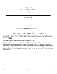 Form 564 Property Report - Nevada, Page 2