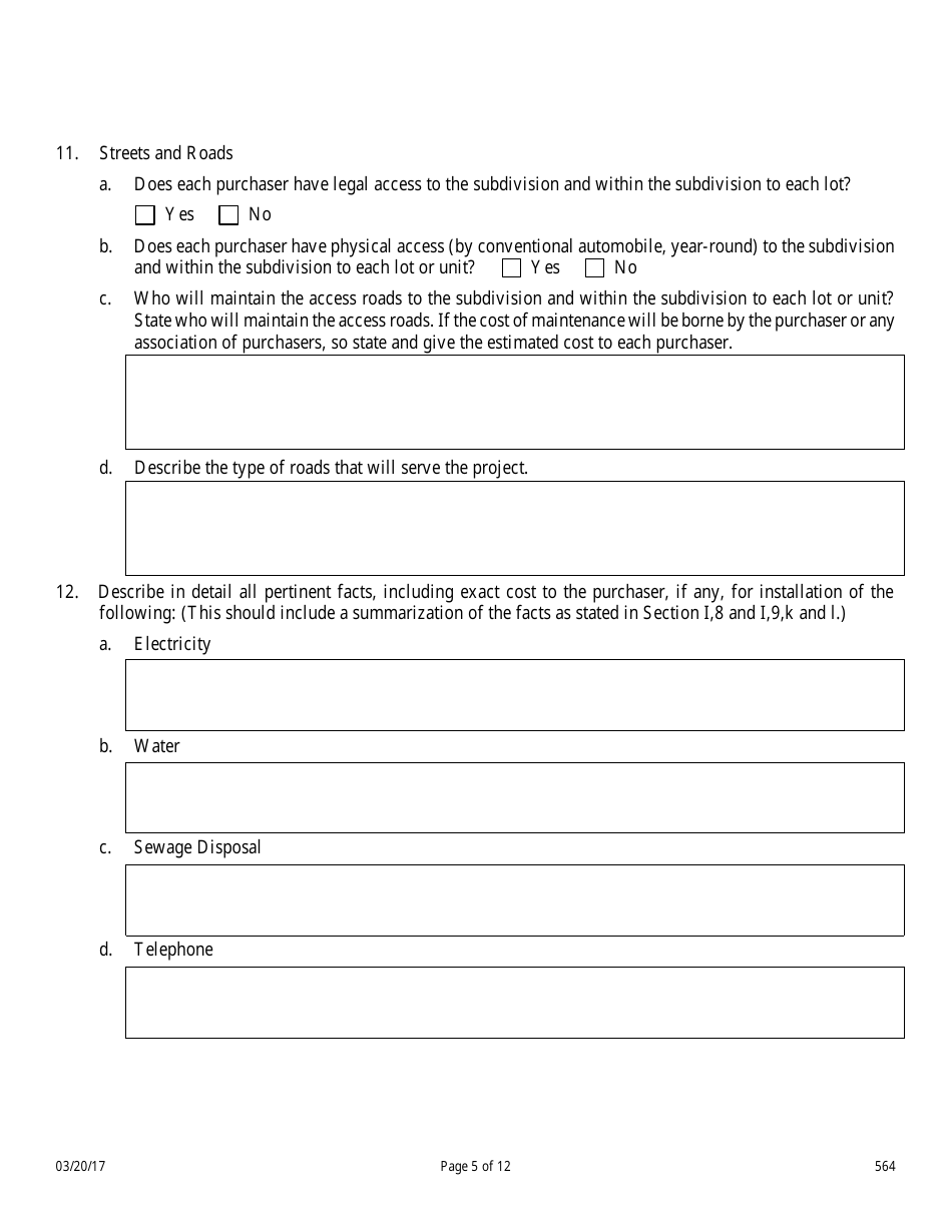 Form 564 Property Report - Nevada, Page 5