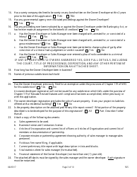 Form 565 Owner-Developer Application - Nevada, Page 3