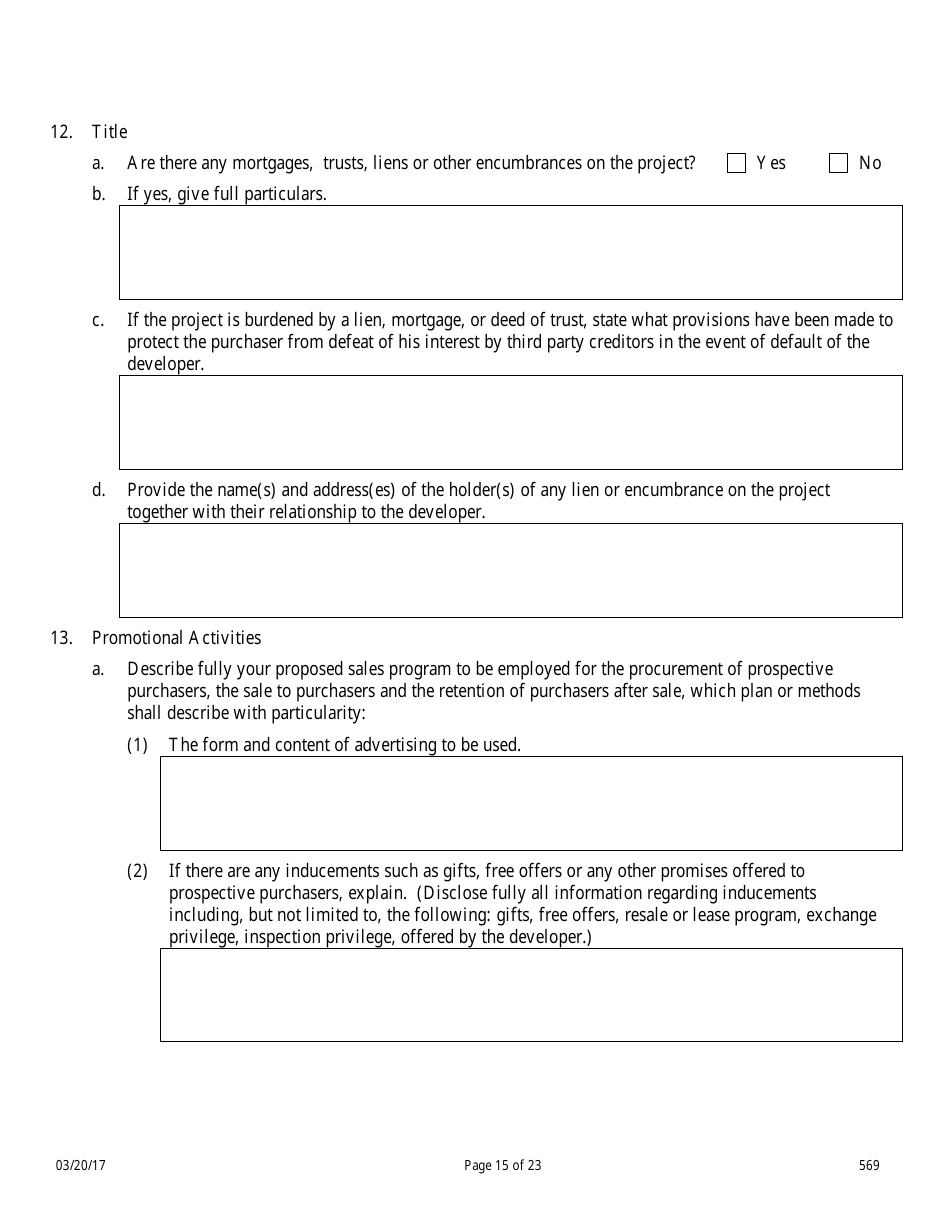 Form 569 Nevada Campground Registration Statement - Nevada, Page 15