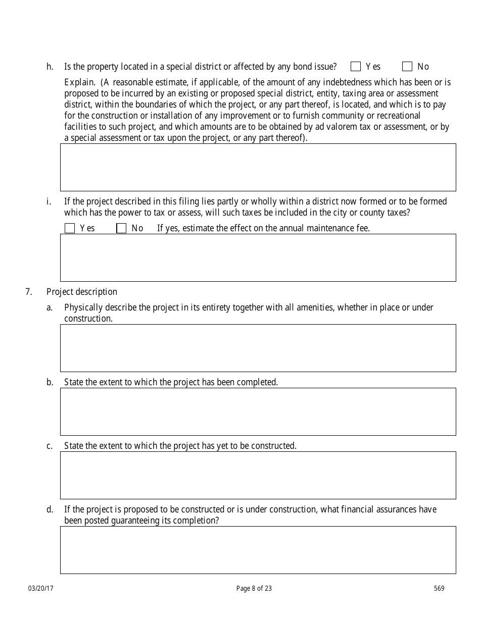 Form 569 Nevada Campground Registration Statement - Nevada, Page 8