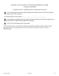 Form 533 Dual License Application - Nevada, Page 3