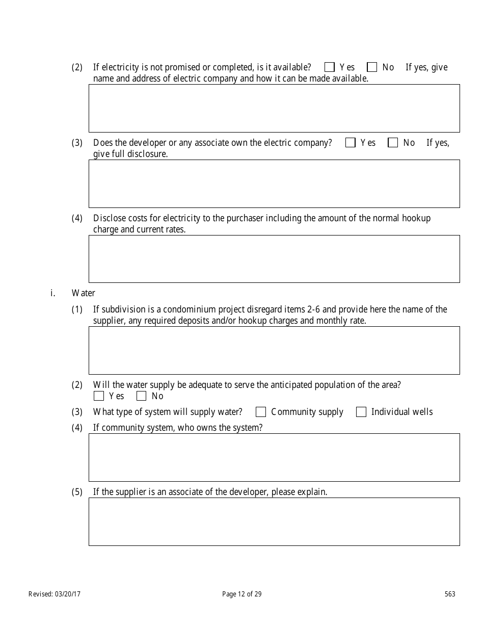 Form 563 Nevada Statement of Record - Nevada, Page 12