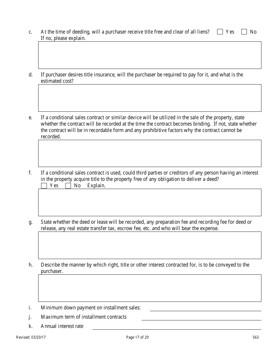 Form 563 Nevada Statement of Record - Nevada, Page 17