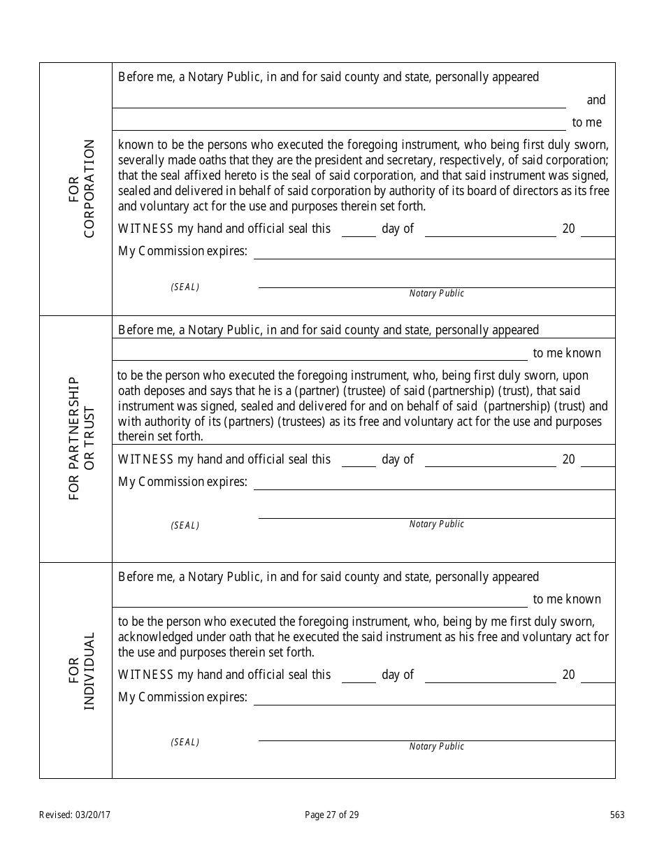 Form 563 Nevada Statement of Record - Nevada, Page 27