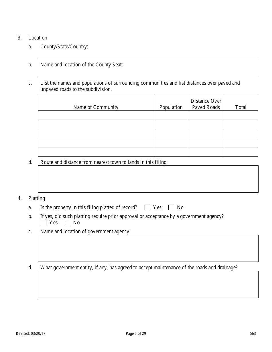 Form 563 Nevada Statement of Record - Nevada, Page 5