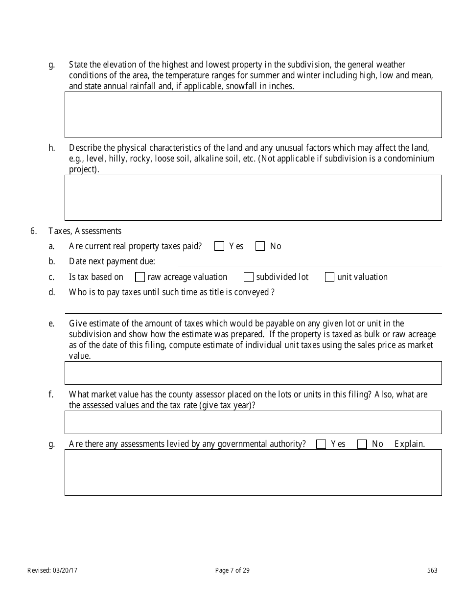 Form 563 Nevada Statement of Record - Nevada, Page 7