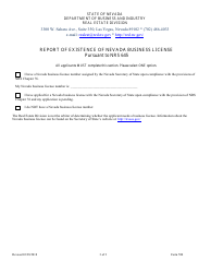 Form 580 Renewal Application - Broker, Broker Salesperson, or Salesperson License Business Broker and Property Manager Permit - Nevada, Page 3