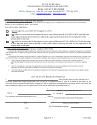 Form 542 Application for Nevada Out-of-State Cooperative Certificate - Nevada, Page 3