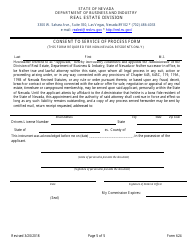 Form 624 Nevada Business Broker Permit Application - Nevada, Page 5