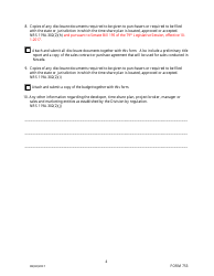 Form 753 Application for Conversion to Abbreviated Registration - Nevada, Page 4