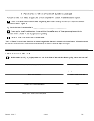 Form 568 Time-Share Resale Broker Application for Registration - Nevada, Page 11
