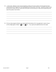 Form 568 Time-Share Resale Broker Application for Registration - Nevada, Page 8