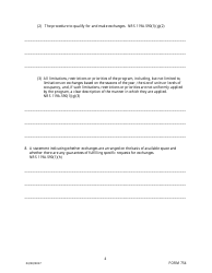 Form 754 Time-Share Exchange Company Registration Form - Nevada, Page 4
