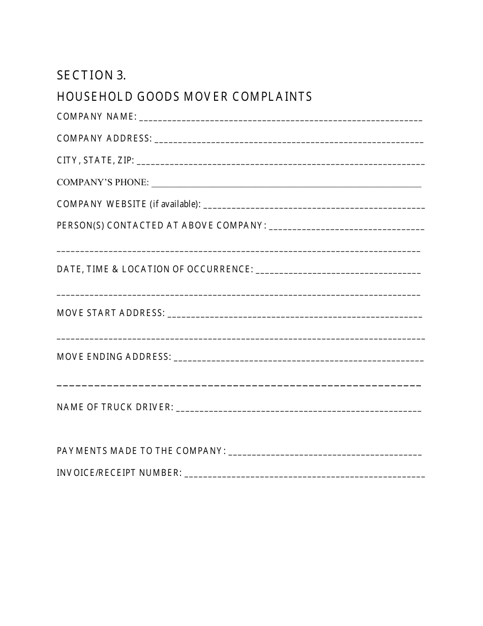 Complaint Form - Nevada, Page 4
