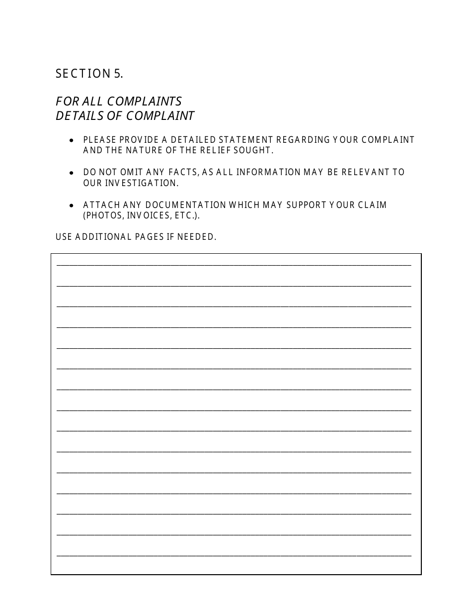 Nevada Complaint Form Fill Out Sign Online And Download Pdf Templateroller 8143