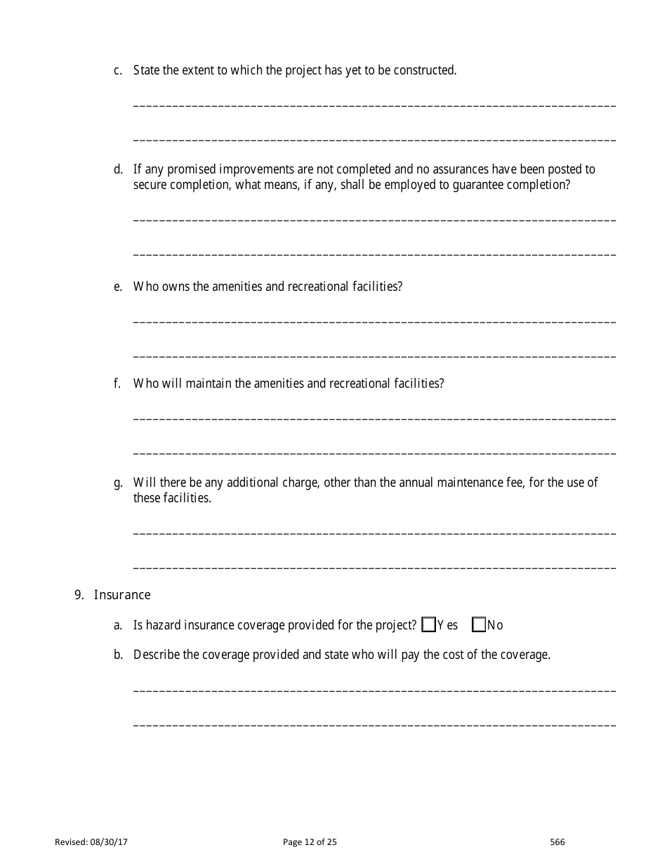 Form 566 Time-Share Statement of Record - Nevada, Page 12