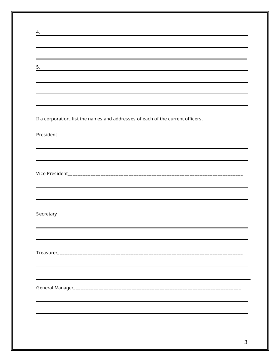 Application for Warehouse Permit - Nevada, Page 3