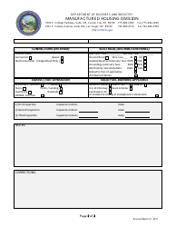 Residential Inspection Checklist - Nevada, Page 2