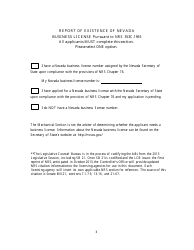 Application for Issuance or Renewal of Id Card for Elevator Special Inspector - Nevada, Page 3