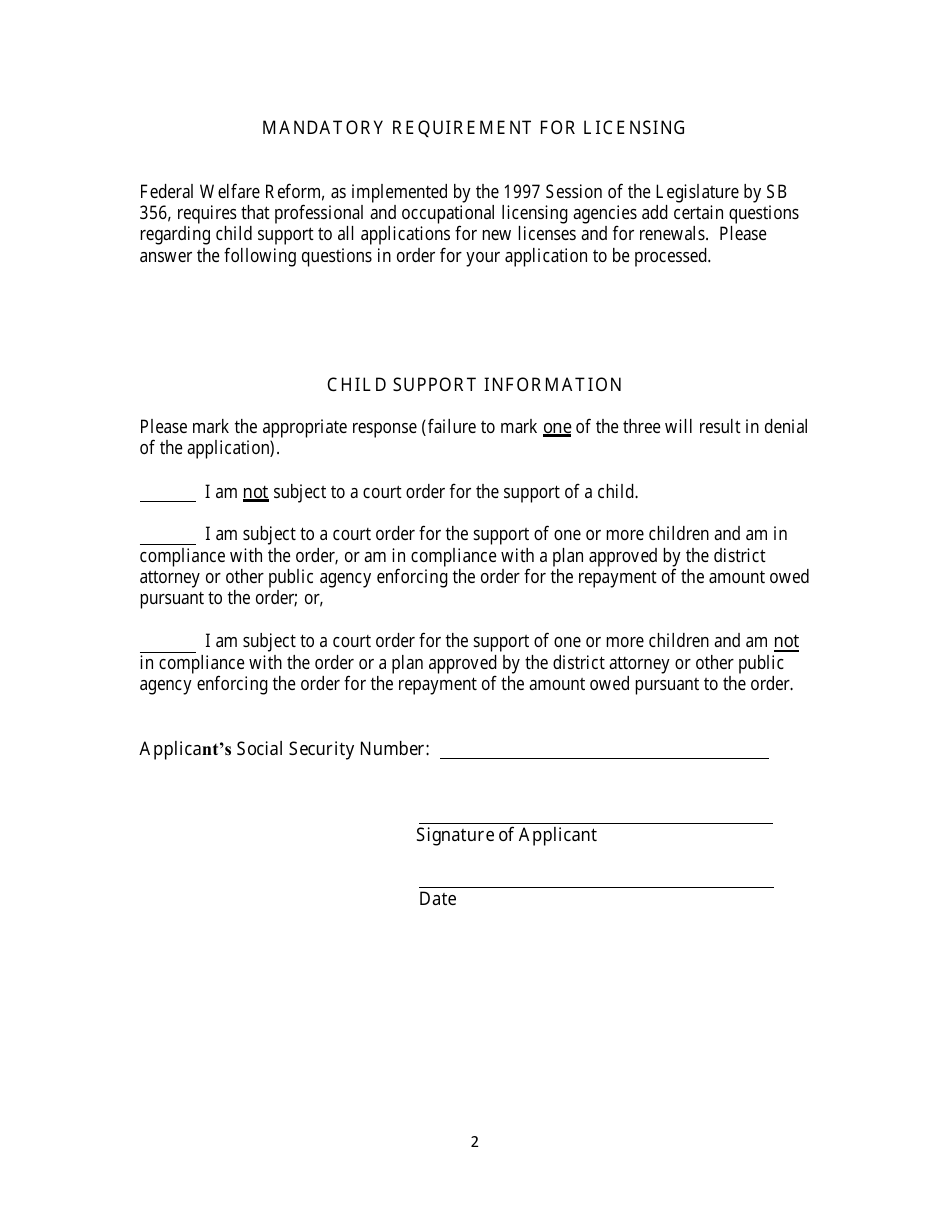 Application for Issuance or Renewal of Id Card for Boiler Special Inspector - Nevada, Page 2