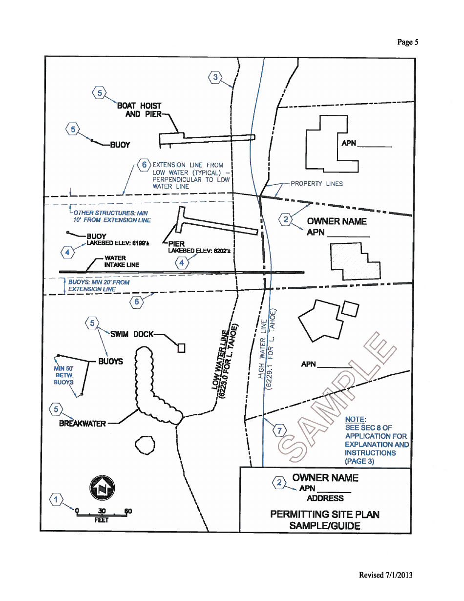 Sample Permitting Site Plan - Nevada, Page 1