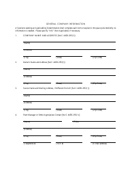 Class II Air Quality Operating Permit Applicability Determination Form - Nevada, Page 3