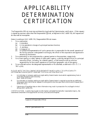 Class II Air Quality Operating Permit Applicability Determination Form - Nevada, Page 6