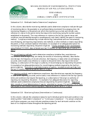 Instructions for Compliance Certification Form - Nevada, Page 5