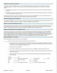 Application for Vocational Rehabilitation Services - Nevada, Page 6