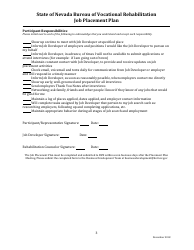 Job Placement Plan - Nevada, Page 3