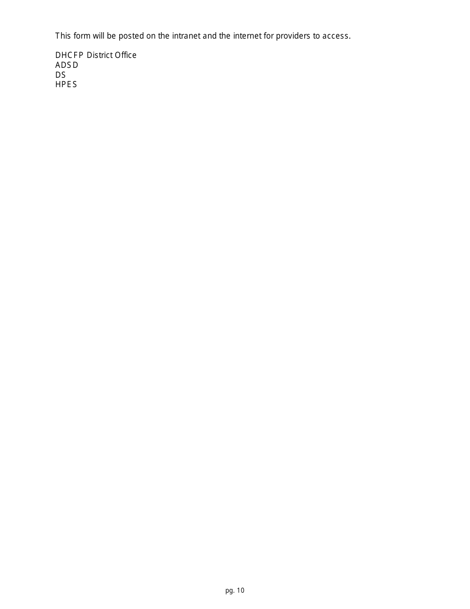 Instructions for Form NMO-3430A Nevada Dhcfp Serious Occurrence Report - Nevada, Page 10