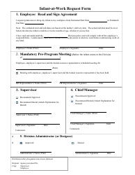 Document preview: Infant-At-Work Request Form - Nevada