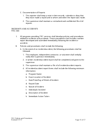 Family Resource Center Policies and Procedures - Nevada, Page 15
