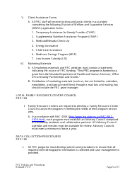 Family Resource Center Policies and Procedures - Nevada, Page 5