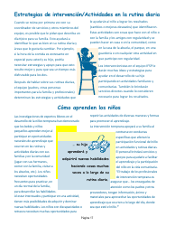 Manual Para Padres - Servicios De Intervencion Temprana De Nevada - Nevada (Spanish), Page 21